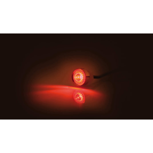 MONO LED TAIL/BRAKE LIGHT EACH CHROME 255-016 image 2