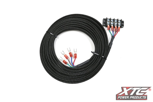 11' WIRE HARNESS WITH 4 WIRE TERMINAL STRIP PCS-E11-4 image 1