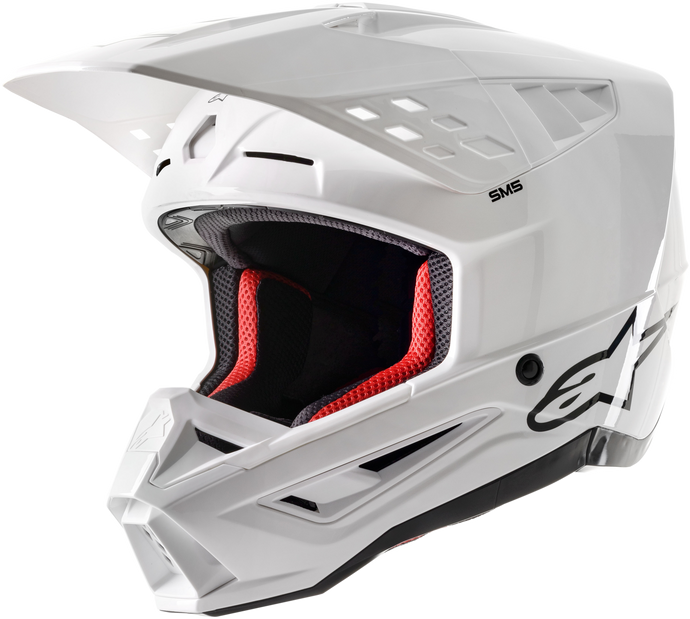 S-M5 SOLID HELMET WHITE GLOSSY SM 8303123-2180-S image 1