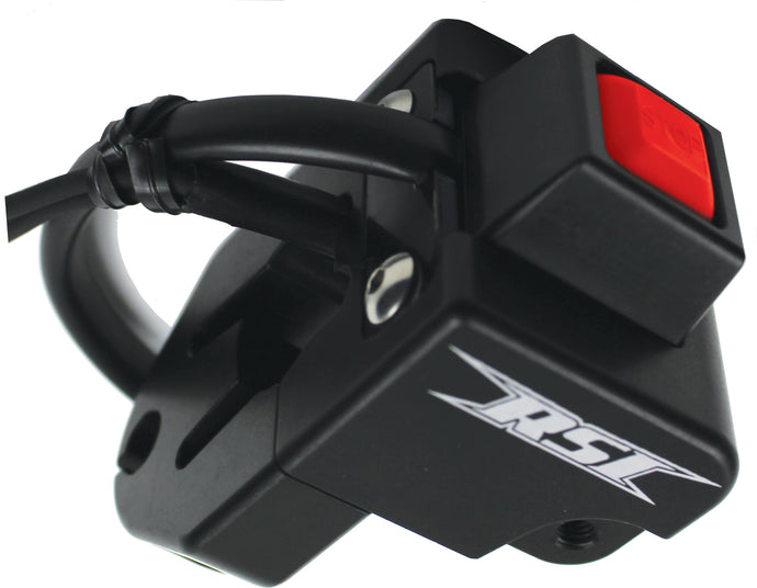 BILLET THROTTLE BLOCK W/ PUSH BUTTON KILL SWITCH TB-9 image 1