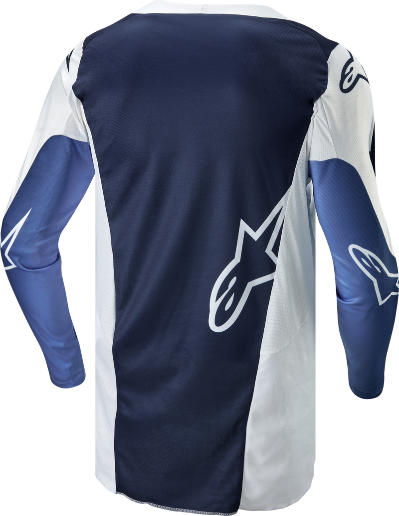 Load image into Gallery viewer, RACER HOEN JERSEY WHITE/DARK NAVY/LIGHT BLUE 2X 3761324-2070-XXL image 2

