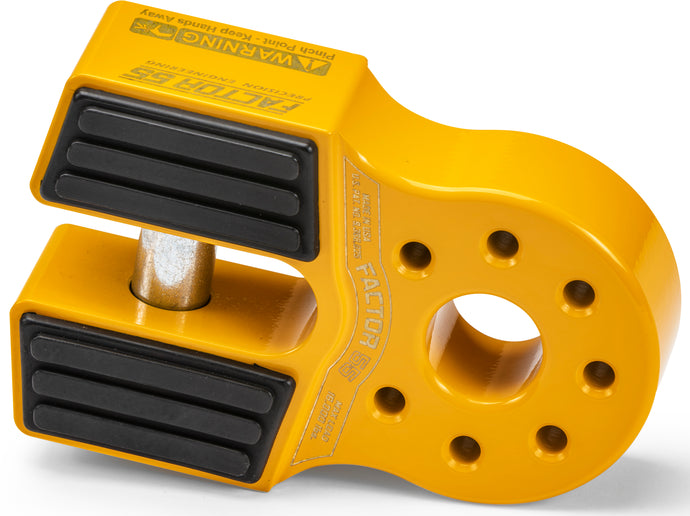FLATLINK XTV WINCH SHACKLE YELLOW 00070-03 image 1