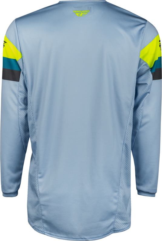 KINETIC PRIX JERSEY ICE GREY/CHARCOAL/HI-VIS LG 377-421L image 2