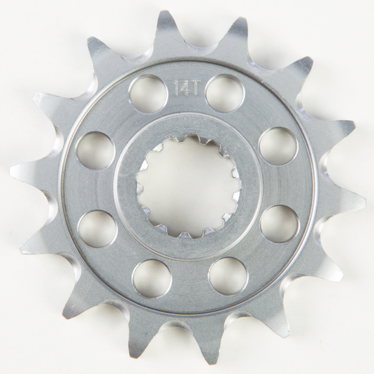 FRONT CS SPROCKET STEEL 14T-520 SUZ MX-43214-4 image 1