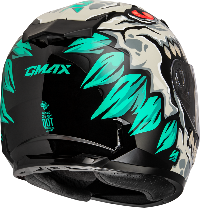 Load image into Gallery viewer, YOUTH GM-49Y DRAX SNOW HELMET SILVER YS F2499120 image 4
