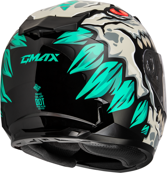 YOUTH GM-49Y DRAX SNOW HELMET SILVER YS F2499120 image 4