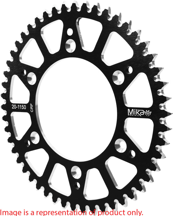 REAR SPROCKET ALUMINIUM 52T-520 KAW/SUZ 40-1152 image 1