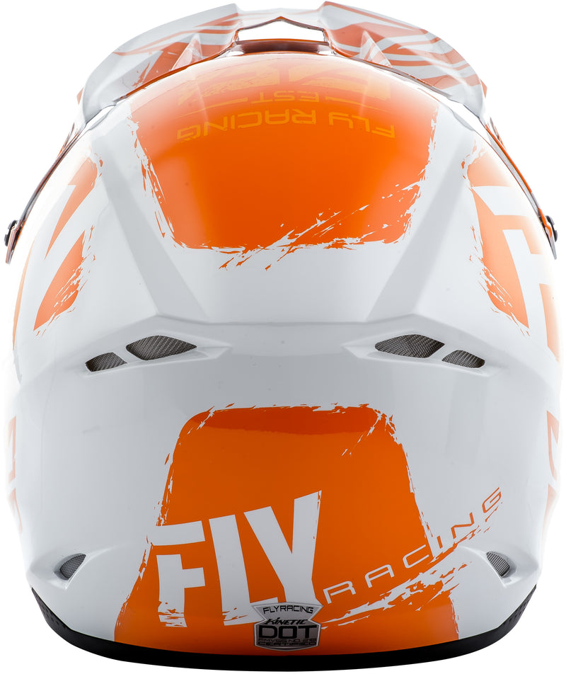 Load image into Gallery viewer, KINETIC BURNISH HELMET ORANGE/WHITE/GREY YS 73-3398-1-YS image 3
