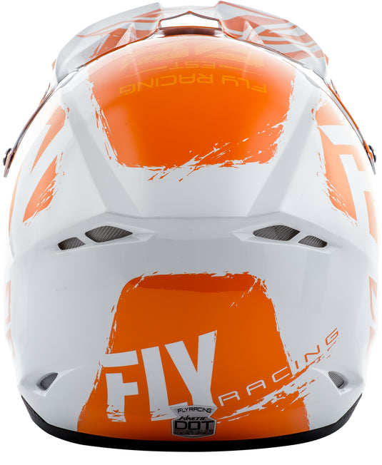 KINETIC BURNISH HELMET ORANGE/WHITE/GREY XL 73-3398-8-X image 3