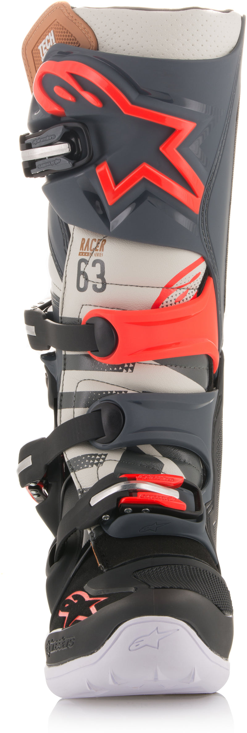 Load image into Gallery viewer, TECH 7 BLACKJACK BOOTS YELLOW/FLUORESCENT RED 12 2012014-9013-12 image 4
