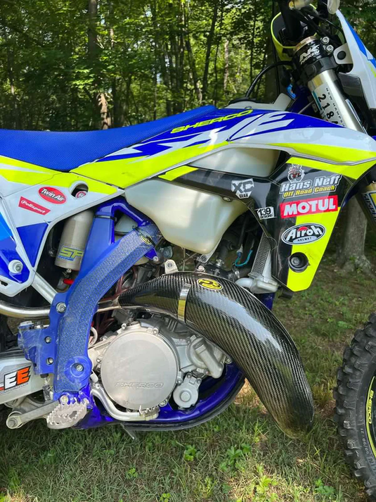PIPE  GUARD  CARBON  FIBER SHERCO 104541 image 1