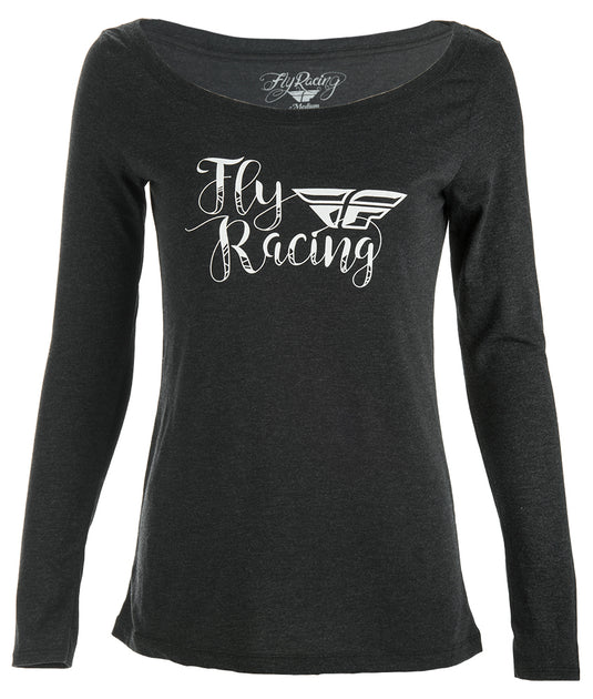 FLY WOMEN'S NOMAD L/S TEE BLACK XL 356-4030X image 1