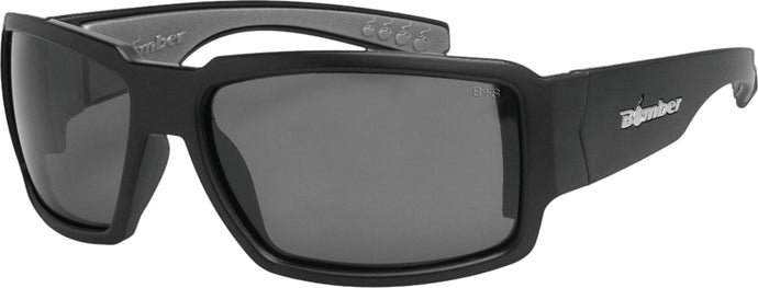 BOOGIE BOMB EYEWEAR MATTE BLACK W/SMOKE LENS BG103 image 1