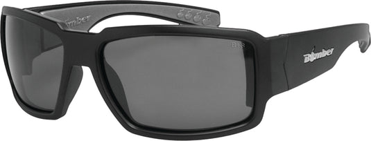BOOGIE BOMB EYEWEAR MATTE BLACK W/SMOKE LENS BG103 image 1