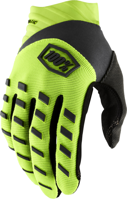 AIRMATIC YOUTH GLOVES FLUO YELLOW/BLACK MD 10001-00005 image 1