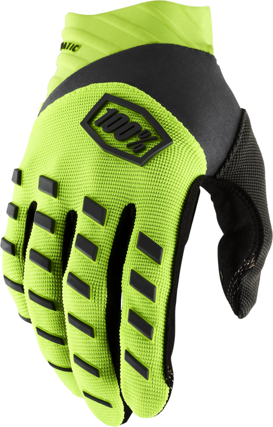 AIRMATIC YOUTH GLOVES FLUO YELLOW/BLACK MD 10001-00005 image 1