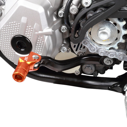 FORGED SHIFT LEVER ORANGE KTM ZE90-4423 image 2