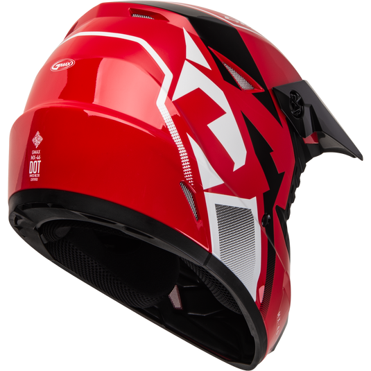 MX-46 COMPOUND HELMET RED/BLACK/WHITE 2X D3464758 image 2