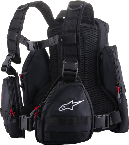 TECHDURA TACTICAL PACK BLACK/WHITE 6104524-12-OS image 2