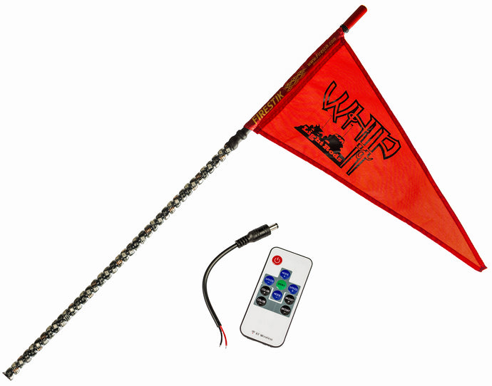 BLACK 7FT LED FLAG 36-2135 image 1