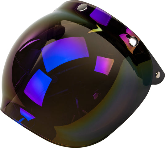 BUBBLE SHIELD 3-SNAP FLIP-UP BLUE IRIDIUM UNIVERSAL G002016 image 1