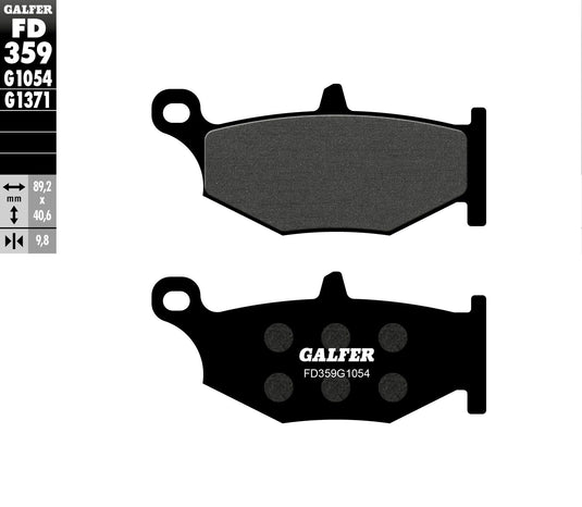 BRAKE PADS SEMI METALLIC FD359G1054 FD359G1054 image 1