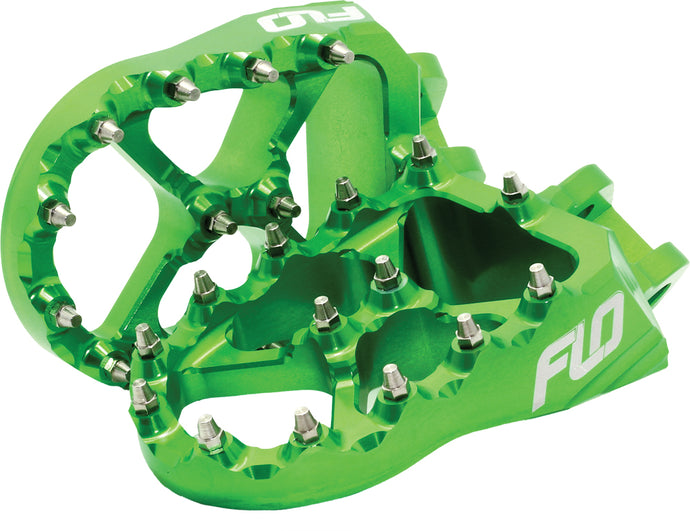PRO SERIES FOOT PEGS GREEN FPEG-792G image 1