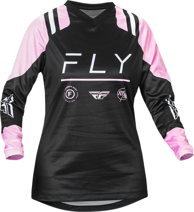 WOMEN'S F-16 JERSEY BLACK/LAVENDER XL 377-821X image 1