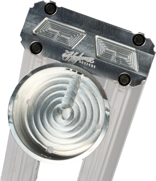 H/D BILLET SPEEDO MOUNT RAW REQ HOFMANN RISERS HDB-1007R image 1