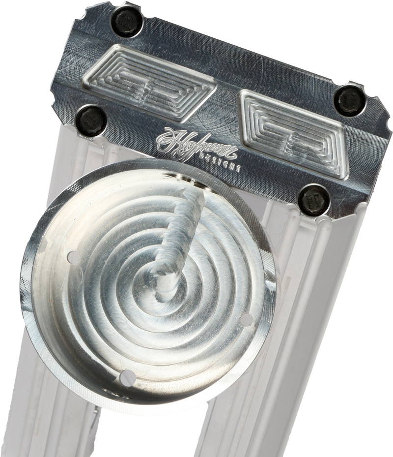 Load image into Gallery viewer, H/D BILLET SPEEDO MOUNT RAW REQ HOFMANN RISERS HDB-1007R image 1
