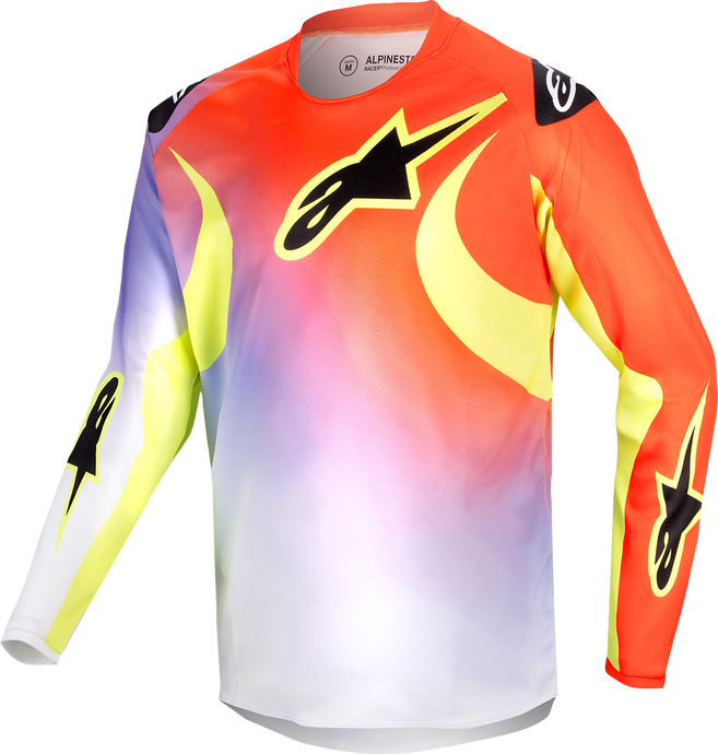 YOUTH RACER LUCENT JERSEY WHITE/NEON RED/YELLOW FLUO XL 3773724-2029-XL image 1