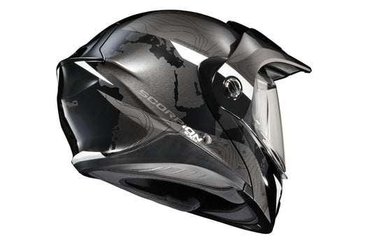 EXO-AT960 MODULAR HELMET TOPOGRAPHIC BLACK/WHITE SM 96-1023 image 4