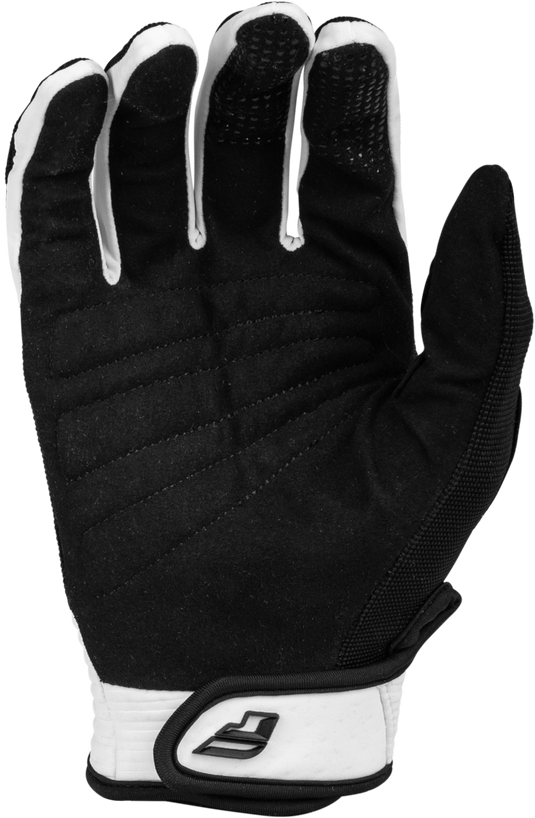 WOMEN'S F-16 GLOVES BLACK/WHITE LG 377-812L image 2