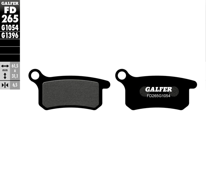 BRAKE PADS SEMI METALLIC FD265G1054 FD265G1054 image 1