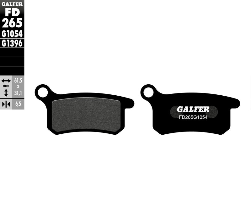 Load image into Gallery viewer, BRAKE PADS SEMI METALLIC FD265G1054 FD265G1054 image 1
