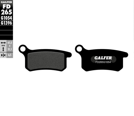 BRAKE PADS SEMI METALLIC FD265G1054 FD265G1054 image 1