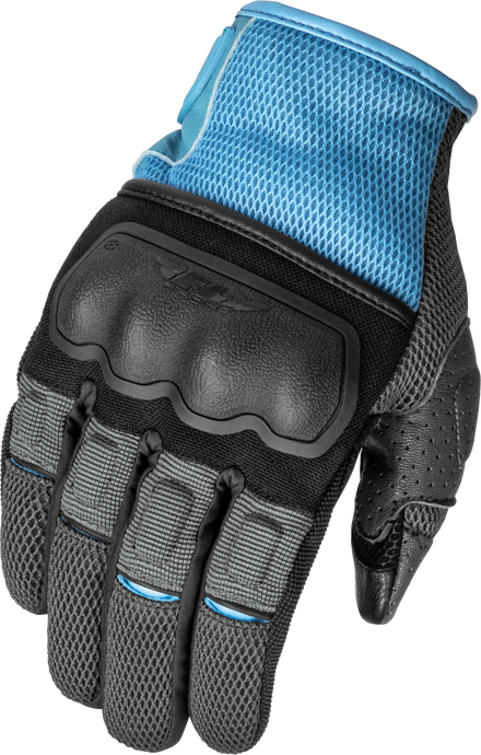 WOMEN'S COOLPRO FORCE GLOVES GREY/BLUE SM 476-6303S image 1