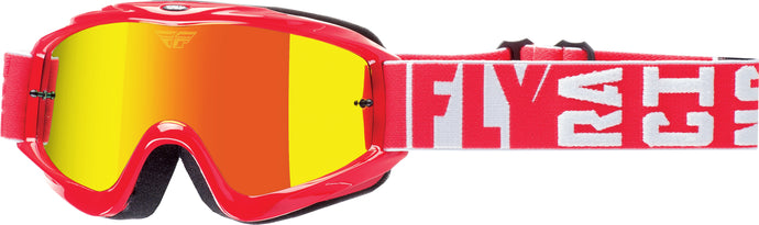 2018 ZONE TURRET GOGGLE RED W/FIRE MIRROR LENS 37-4062 image 1