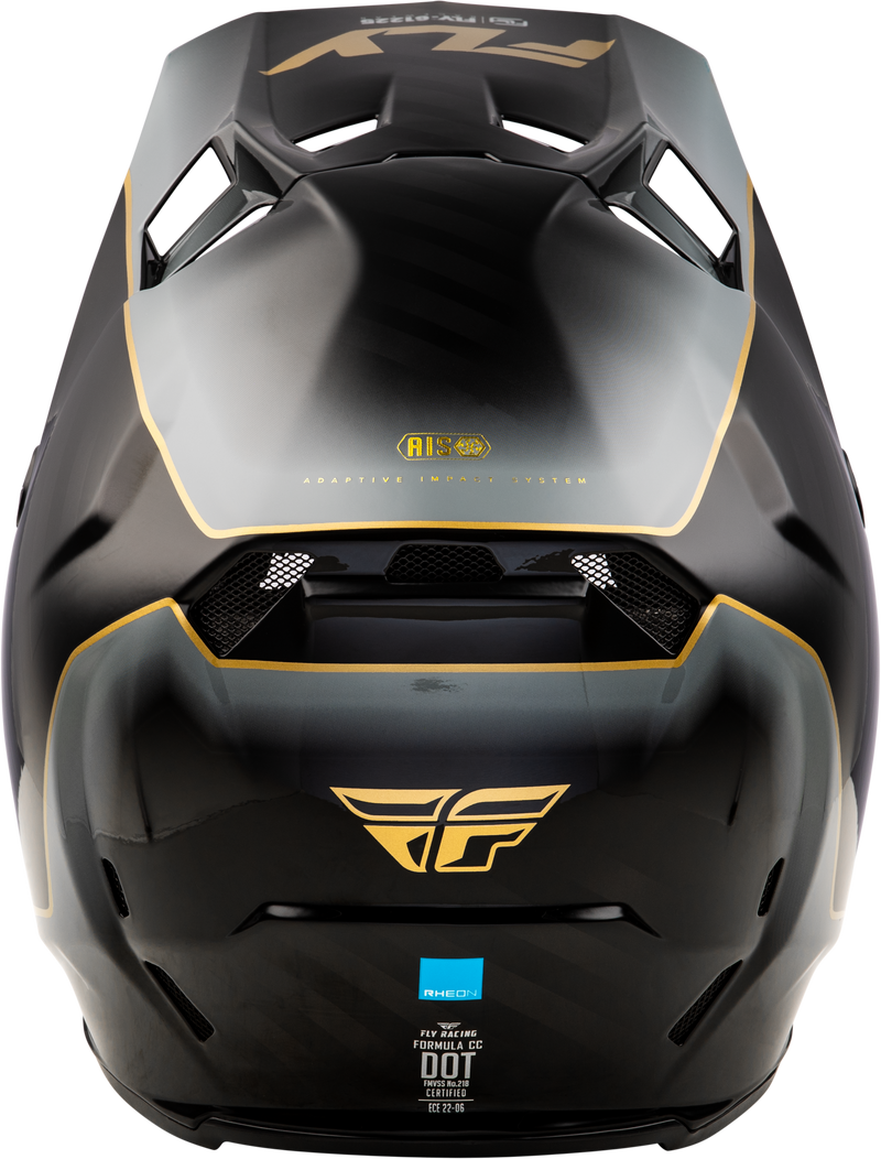 Load image into Gallery viewer, FORMULA CC UNDERGLOW HELMET BLACK/GREY/GOLD 2X 73-43512X image 2
