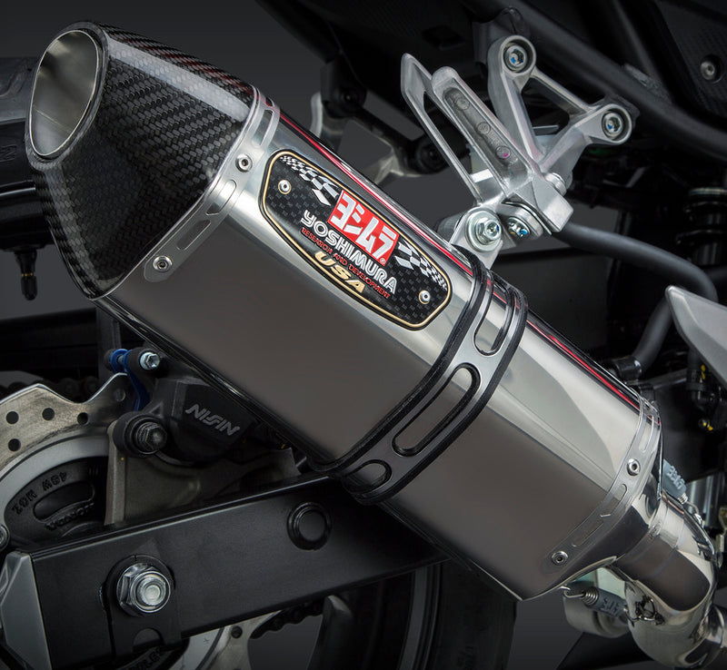 Load image into Gallery viewer, EXHAUST SIGNATURE R-77 SLIP-ON SS-SS-CF 12551E0520 image 1
