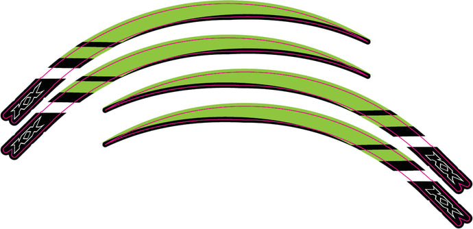 TEAM KAWASAKI RIM DECAL KIT 40-80-213 image 1
