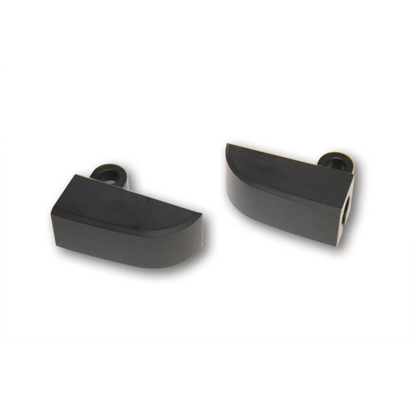 Load image into Gallery viewer, M8 CNC TURN SIGNAL MOUNT PAIR BLACK 220-215 image 1
