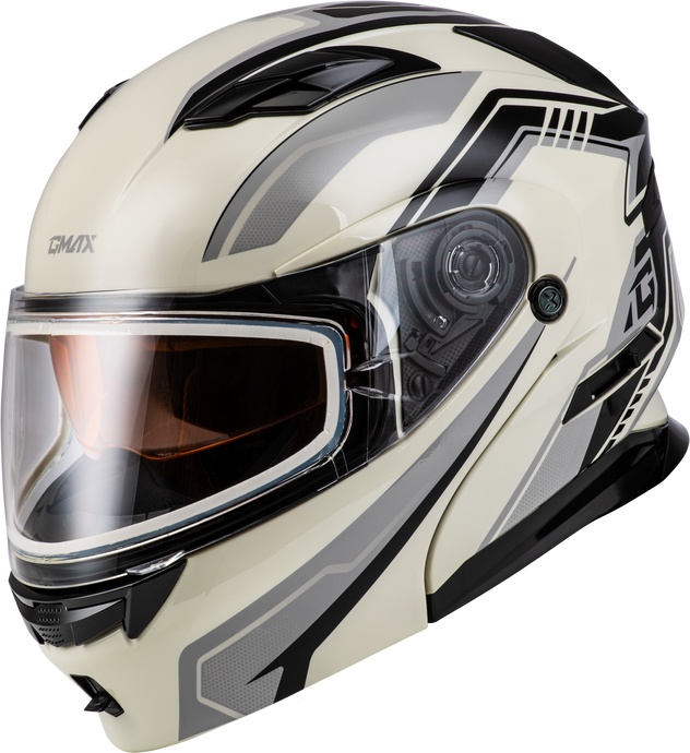 MD-01S TRANSISTOR SNOW HELMET WHITE/GREY/BLACK LG M201391326 image 1