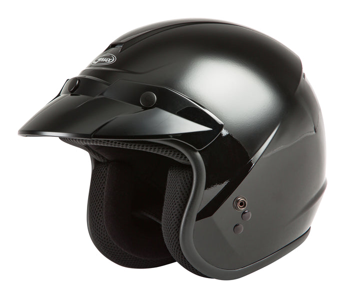 YOUTH OF-2Y OPEN-FACE HELMET BLACK YL G1020022 image 1