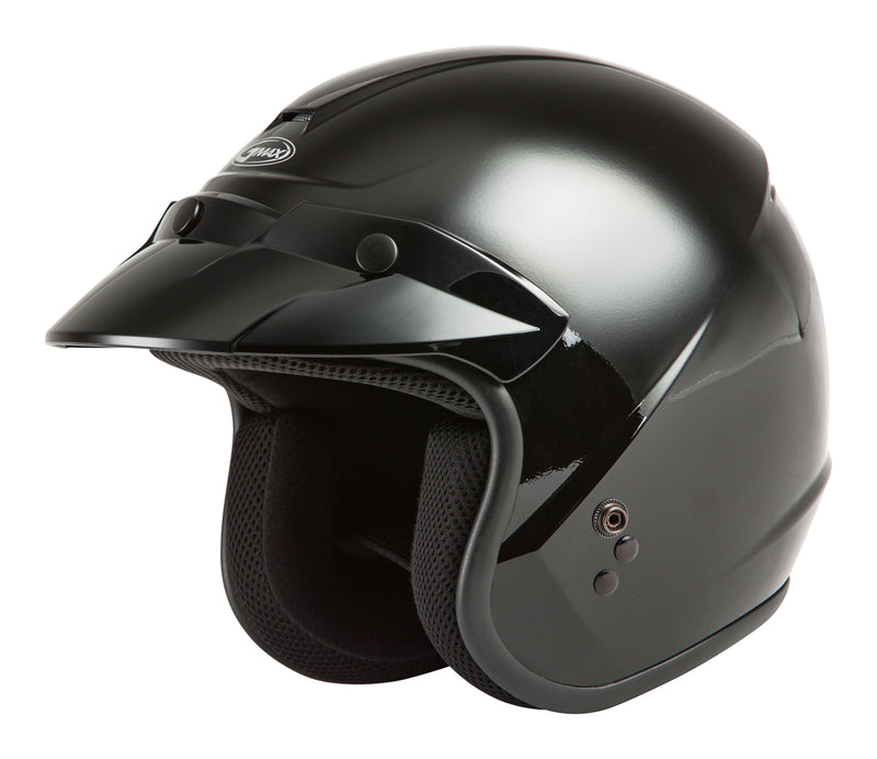 Load image into Gallery viewer, YOUTH OF-2Y OPEN-FACE HELMET BLACK YL G1020022 image 1
