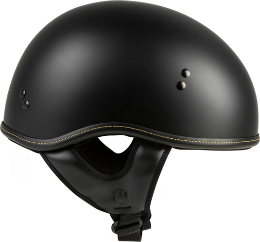 .357 SOLID HALF HELMET MATTE BLACK XS F77-1101XS image 3