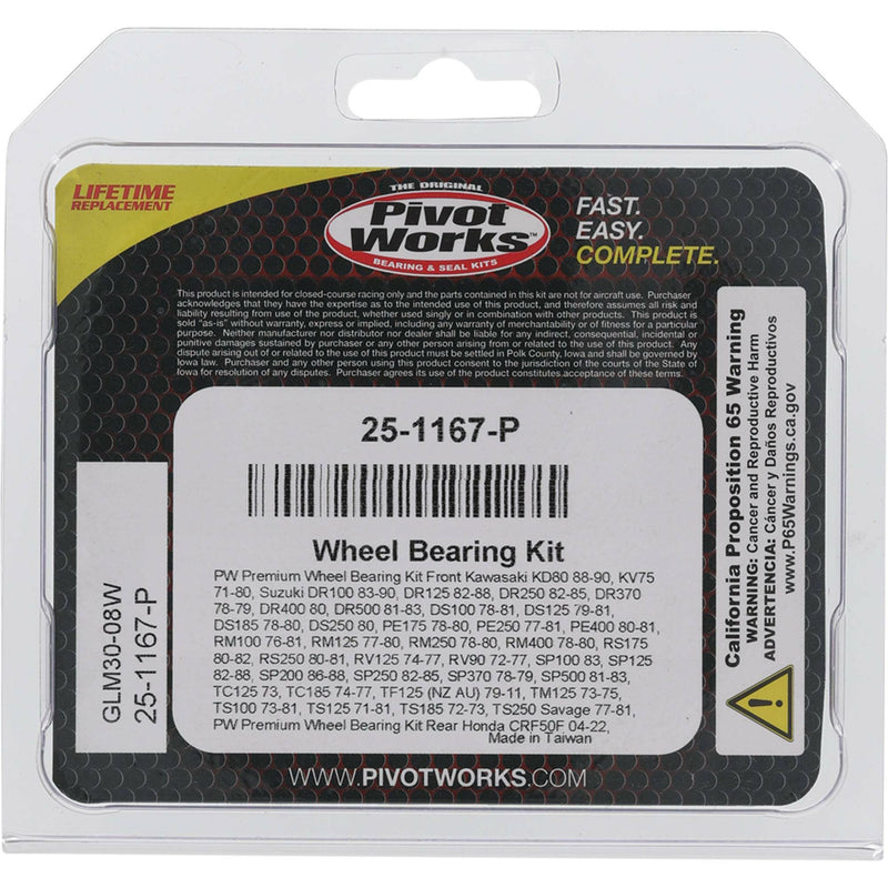 Load image into Gallery viewer, WHEEL BEARING KIT PREMIUM 25-1167-P image 4
