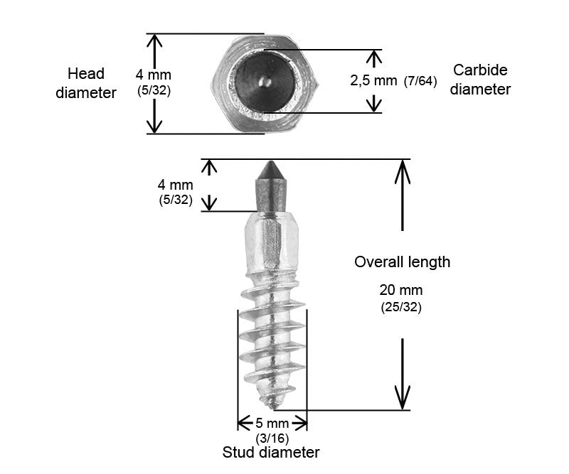 Load image into Gallery viewer, 3/4&quot;-20MM STANDARD SCREW STUDS QTY 150 ST-20150R image 2
