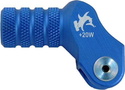 BILLET SHIFT LEVER OFFSET TIP BLUE +20MM 01-0000-10-20 image 1