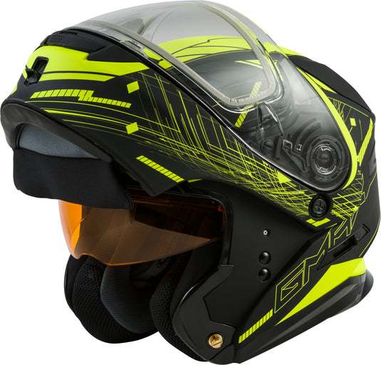 MD-01S MODULAR WIRED SNOW HELMET BLACK/HI-VIS LG G2011686D TC-24-ECE image 2